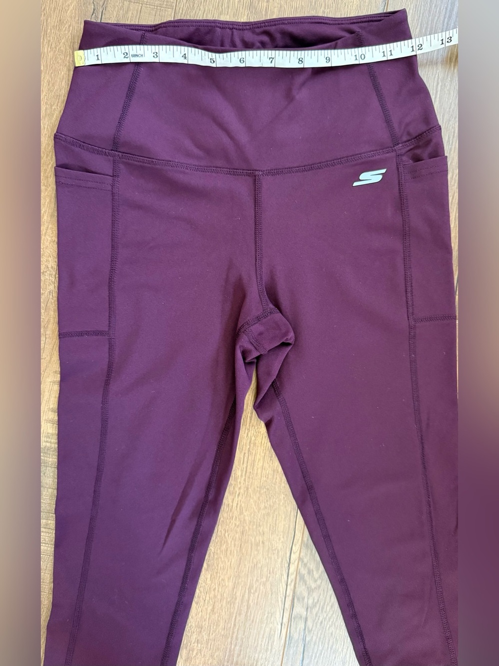 Skechers Women's Deep Purple High-Waist Track Leggings - Picture 6 of 6